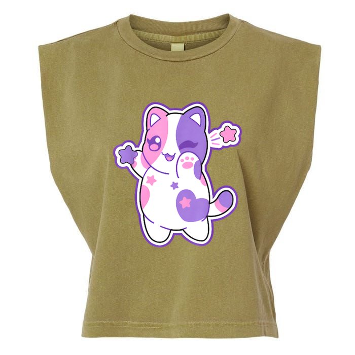 Meemeow Plush Squishy Garment-Dyed Women's Muscle Tee
