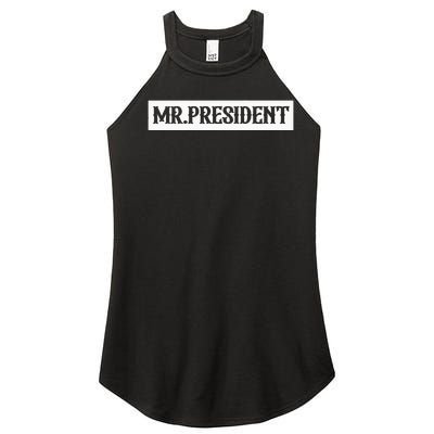 Mr. President Supporter Women’s Perfect Tri Rocker Tank