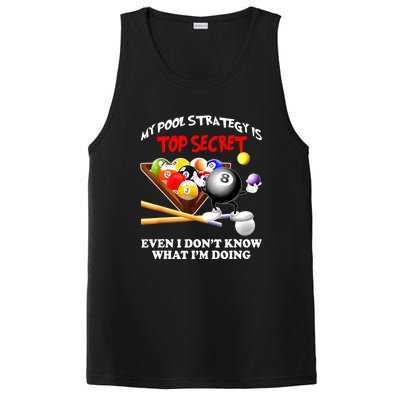 My Pool Strategy Is To Secret Billiards Pool Players Gift Funny Billiards PosiCharge Competitor Tank