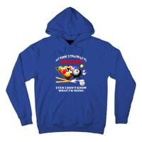 My Pool Strategy Is To Secret Billiards Pool Players Gift Funny Billiards Tall Hoodie