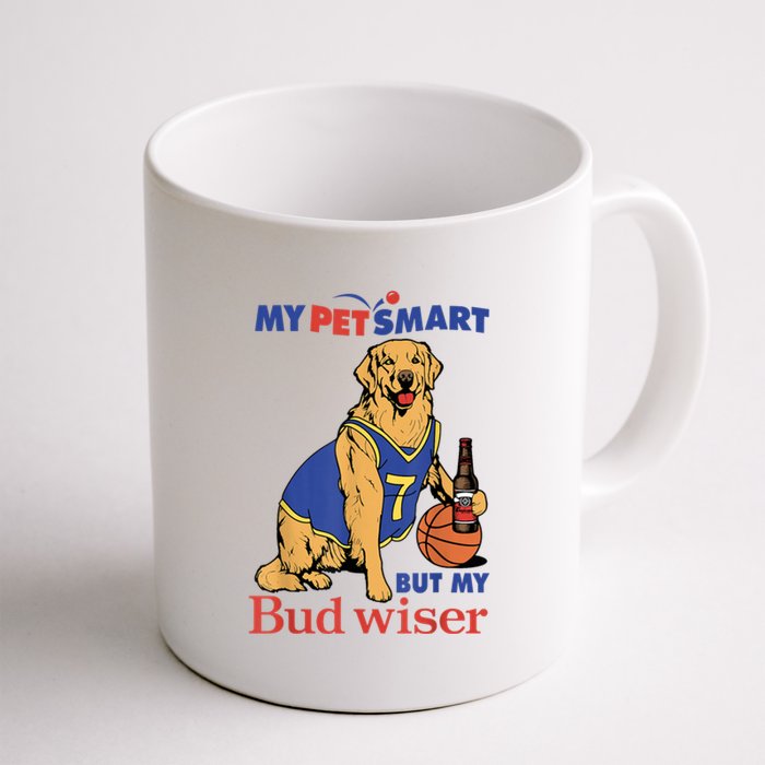 My Pet Smart But My Bud Wiser Funny Dog Lover Coffee Mug