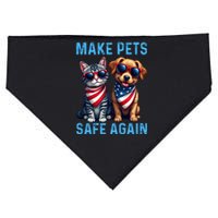 Make Pets Safe Again Funny Donald Trump They Are Eating The Dogs USA-Made Doggie Bandana