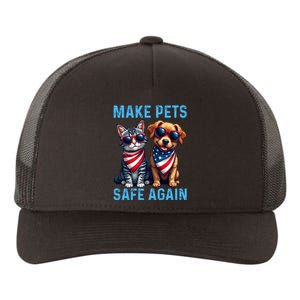 Make Pets Safe Again Funny Donald Trump They Are Eating The Dogs Yupoong Adult 5-Panel Trucker Hat