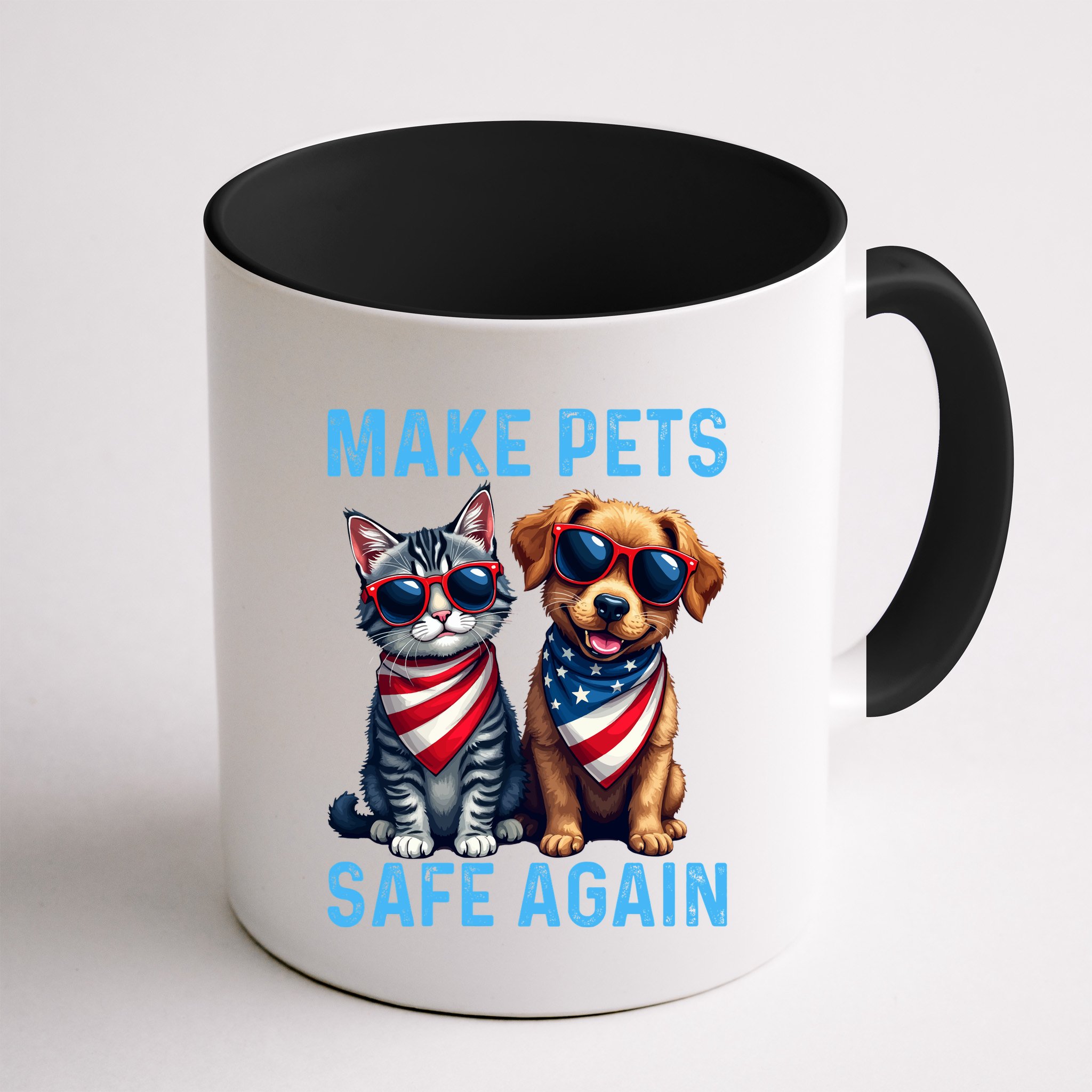 Make Pets Safe Again Funny Donald Trump They Are Eating The Dogs Mug