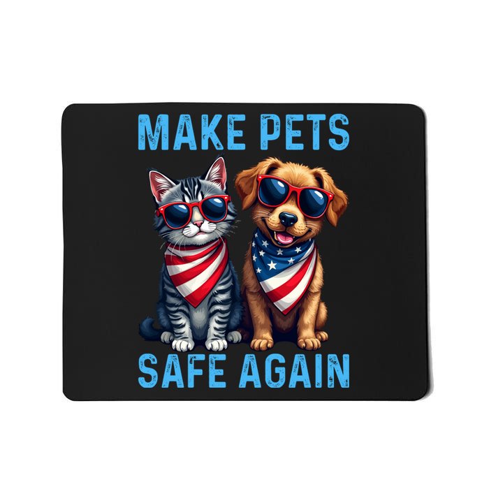 Make Pets Safe Again Funny Donald Trump They Are Eating The Dogs Mousepad