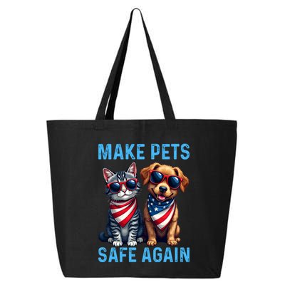 Make Pets Safe Again Funny Donald Trump They Are Eating The Dogs 25L Jumbo Tote