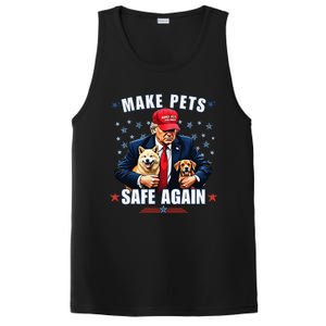 Make Pets Safe Again Funny Pro Trump 2024 Gift PosiCharge Competitor Tank