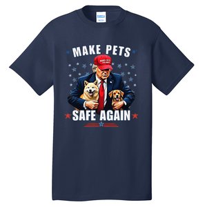 Make Pets Safe Again Funny Pro Trump 2024 Gift Tall T-Shirt