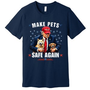 Make Pets Safe Again Funny Pro Trump 2024 Gift Premium T-Shirt