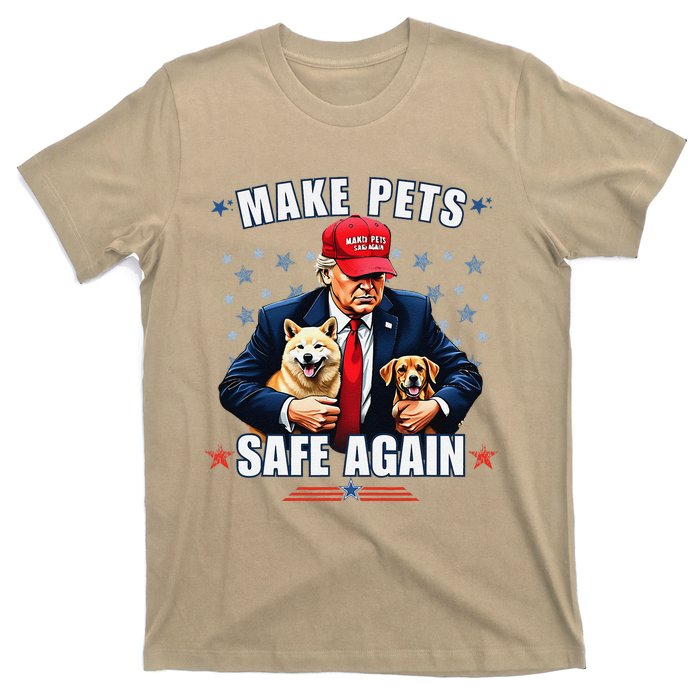 Make Pets Safe Again Funny Pro Trump 2024 Gift T-Shirt