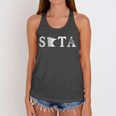 Minnesota Pride Sota Women's Knotted Racerback Tank