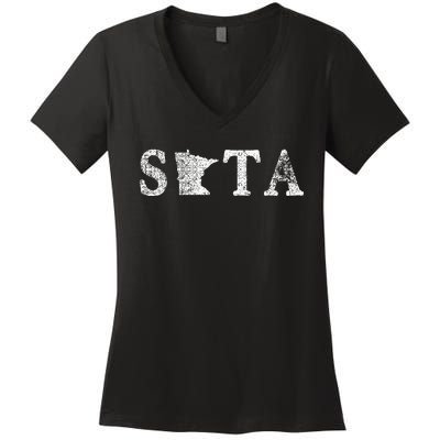 Minnesota Pride Sota Women's V-Neck T-Shirt