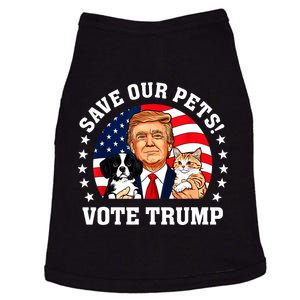 Make Pets Safe Again Vote Trump Save Our Pets Cats Dogs 2024 Gift Doggie Tank