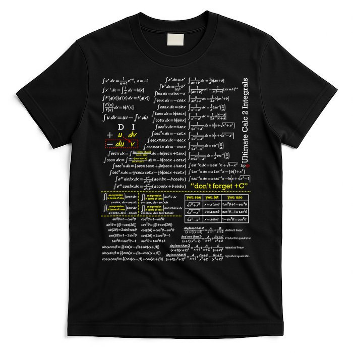 Mathematics Professor Student Ultimate Calculus 2 Integral T-Shirt
