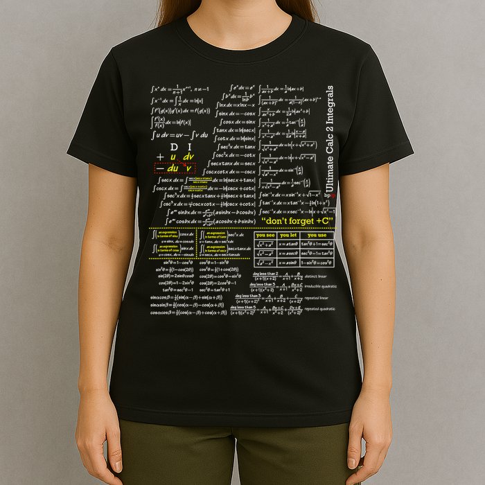 Mathematics Professor Student Ultimate Calculus 2 Integral T-Shirt