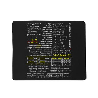 Mathematics Professor Student Ultimate Calculus 2 Integral Mousepad
