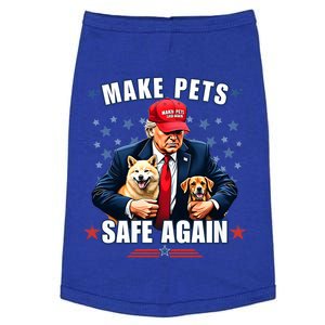 Make Pets Safe Again Funny Pro Trump 2024 Doggie Tank