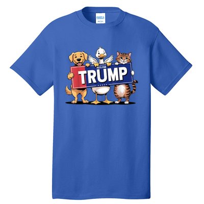 Make Pets Safe Again Cat Duck Dog Pets For Trump Gift Tall T-Shirt