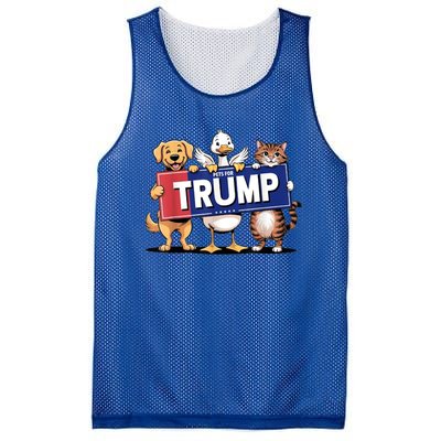 Make Pets Safe Again Cat Duck Dog Pets For Trump Gift Mesh Reversible Basketball Jersey Tank