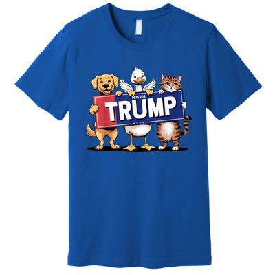 Make Pets Safe Again Cat Duck Dog Pets For Trump Gift Premium T-Shirt