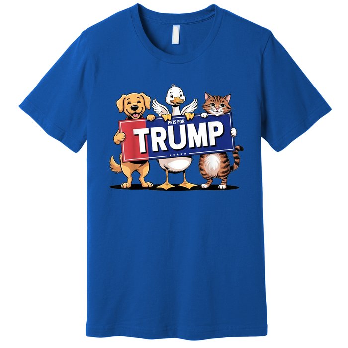 Make Pets Safe Again Cat Duck Dog Pets For Trump Gift Premium T-Shirt