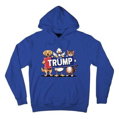 Make Pets Safe Again Cat Duck Dog Pets For Trump Gift Tall Hoodie