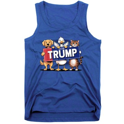 Make Pets Safe Again Cat Duck Dog Pets For Trump Gift Tank Top