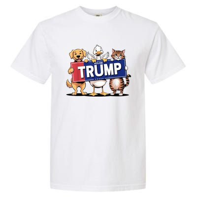 Make Pets Safe Again Cat Duck Dog Pets For Trump Gift Garment-Dyed Heavyweight T-Shirt