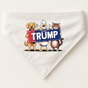 Make Pets Safe Again Cat Duck Dog Pets For Trump Gift USA-Made Doggie Bandana