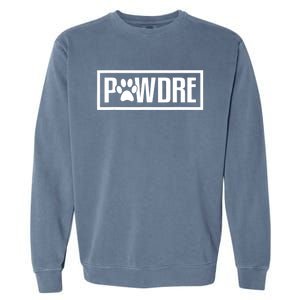 Mens Pawdre Shirt Cat Or Dog Dad Fathers Day Gift Garment-Dyed Sweatshirt