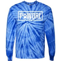 Mens Pawdre Shirt Cat Or Dog Dad Fathers Day Gift Tie-Dye Long Sleeve Shirt