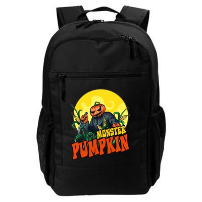 Monster Pumpkin Spooky Halloween Backpack