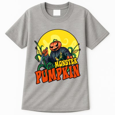 Monster Pumpkin Spooky Halloween Tall T-Shirt