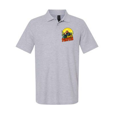 Monster Pumpkin Spooky Halloween Polo