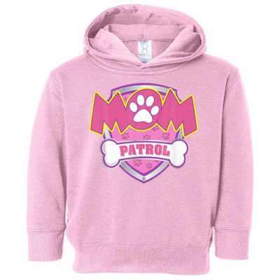 Mom Patrol Shirt Dog Mom Dad Funny Gift Birthday Party Toddler Hoodie