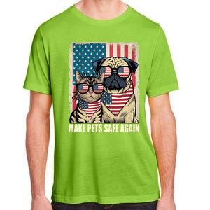 Make Pets Safe Again Trump Harris Debate Eating The Dogs Cat Adult ChromaSoft Performance T-Shirt