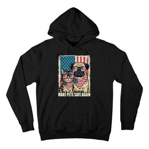 Make Pets Safe Again Trump Harris Debate Eating The Dogs Cat Hoodie