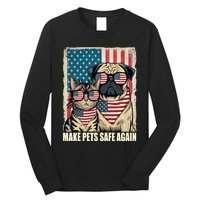 Make Pets Safe Again Trump Harris Debate Eating The Dogs Cat Long Sleeve Shirt