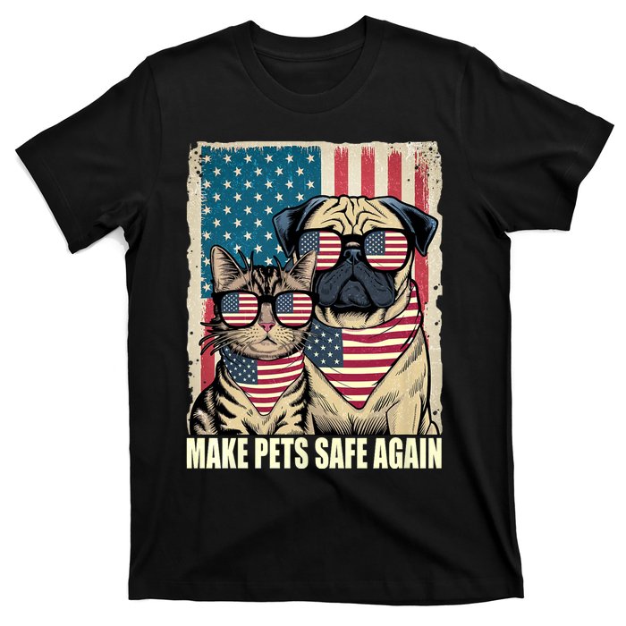 Make Pets Safe Again Trump Harris Debate Eating The Dogs Cat T-Shirt