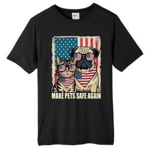 Make Pets Safe Again Trump Harris Debate Eating The Dogs Cat Tall Fusion ChromaSoft Performance T-Shirt