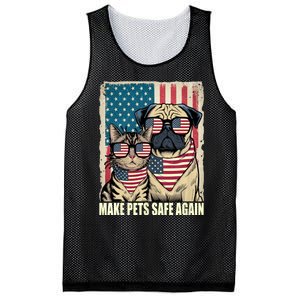 Make Pets Safe Again Trump Harris Debate Eating The Dogs Cat Mesh Reversible Basketball Jersey Tank