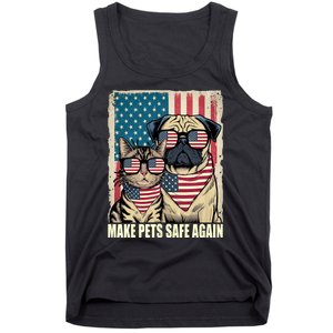 Make Pets Safe Again Trump Harris Debate Eating The Dogs Cat Tank Top