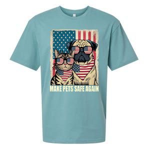 Make Pets Safe Again Trump Harris Debate Eating The Dogs Cat Sueded Cloud Jersey T-Shirt