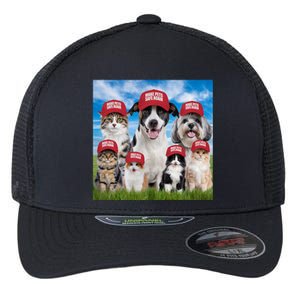 Make Pets Safe Again Democratic Republican Flexfit Unipanel Trucker Cap