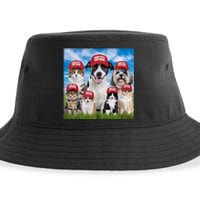 Make Pets Safe Again Democratic Republican Sustainable Bucket Hat