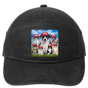 Make Pets Safe Again Democratic Republican 7-Panel Snapback Hat