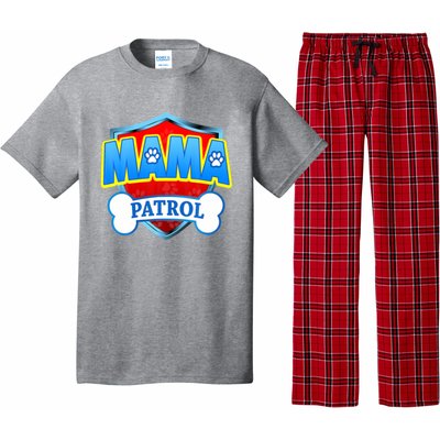 Mama Patrol Shirt Dog Mom Funny Gift For Mothers Day Pajama Set