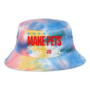 Make Pets Safe Again Debate Election 2024 Donald Trump Tie Dye Newport Bucket Hat