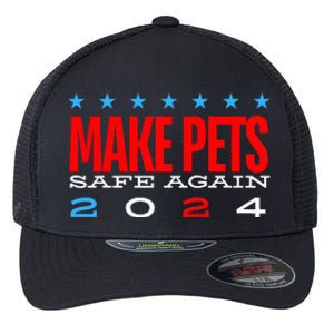 Make Pets Safe Again Debate Election 2024 Donald Trump Flexfit Unipanel Trucker Cap