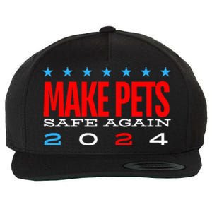 Make Pets Safe Again Debate Election 2024 Donald Trump Wool Snapback Cap